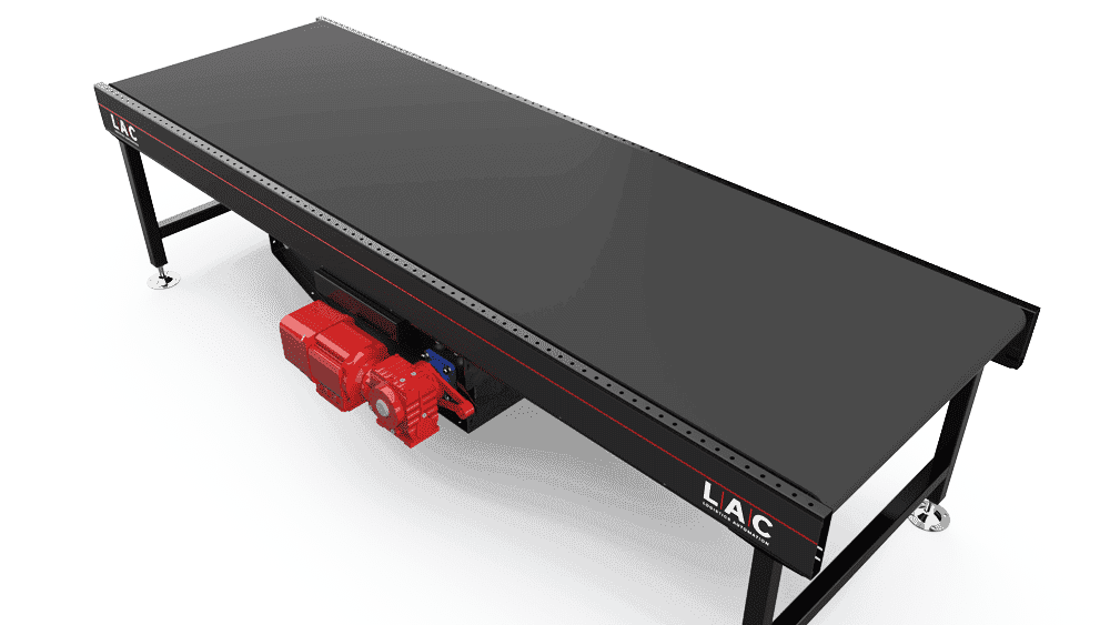 long underslung drive conveyor for continuous product handling