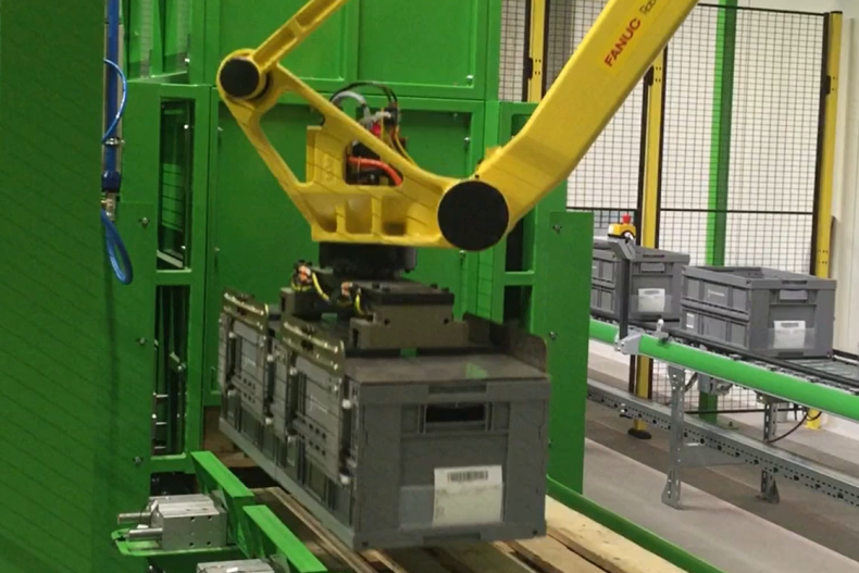 Pallet stacking automation